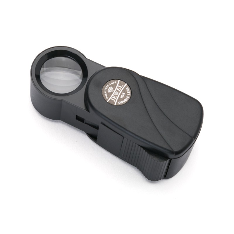 Multifuntional magnifier 10x portable  Mini jewelry eye magnifying glass