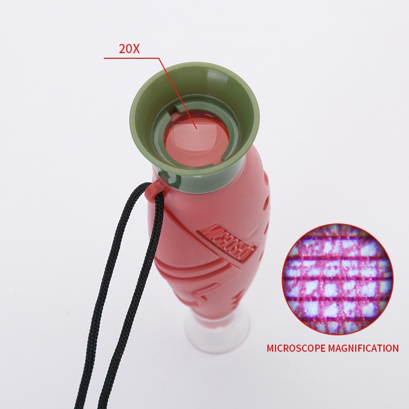 Portable microscope with UV light magnifying glass high magnification 