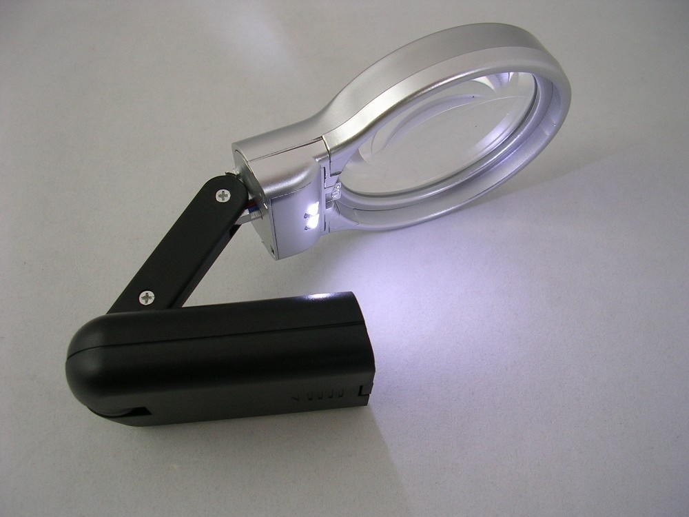 TH-7006B with 10 led high light folding also hanlding with your hand magnifier