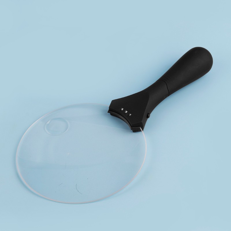 Hot sale rimless magnifier handheld magnifying glass 2x/4X137mm  