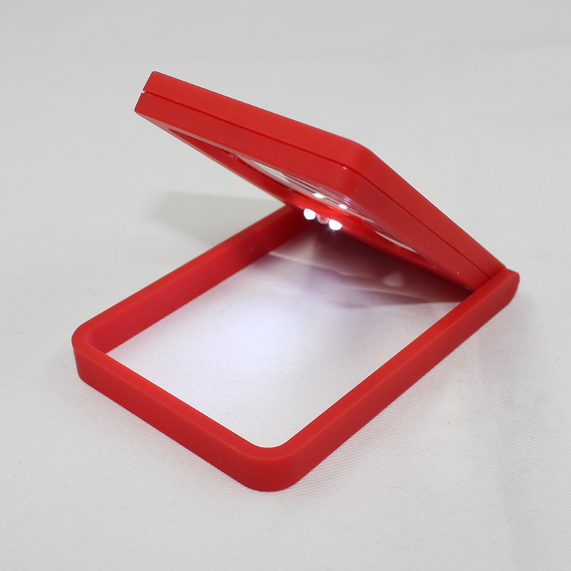 Mini handheld magnifier with led lighting portable magnifier