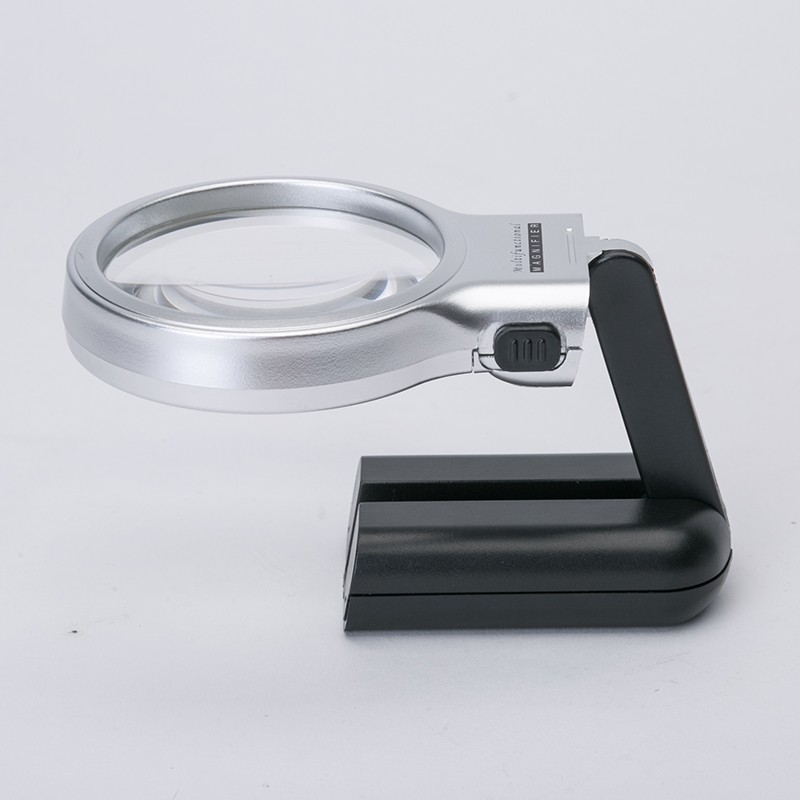 New fashion LED light desktop magnifier foldable magnifier