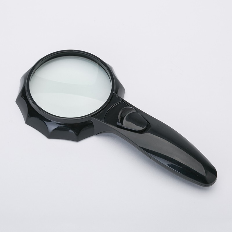 Wholesale New design Handheld magnifier LED lighted illuminated magnifying glasses for reading repair  4x